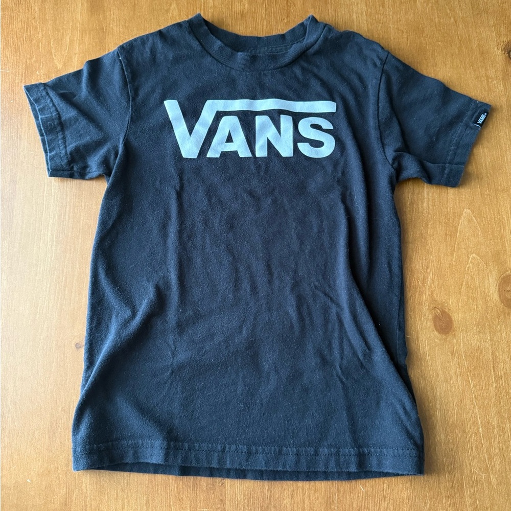 Vans Kids Black T-Shirt (S)
